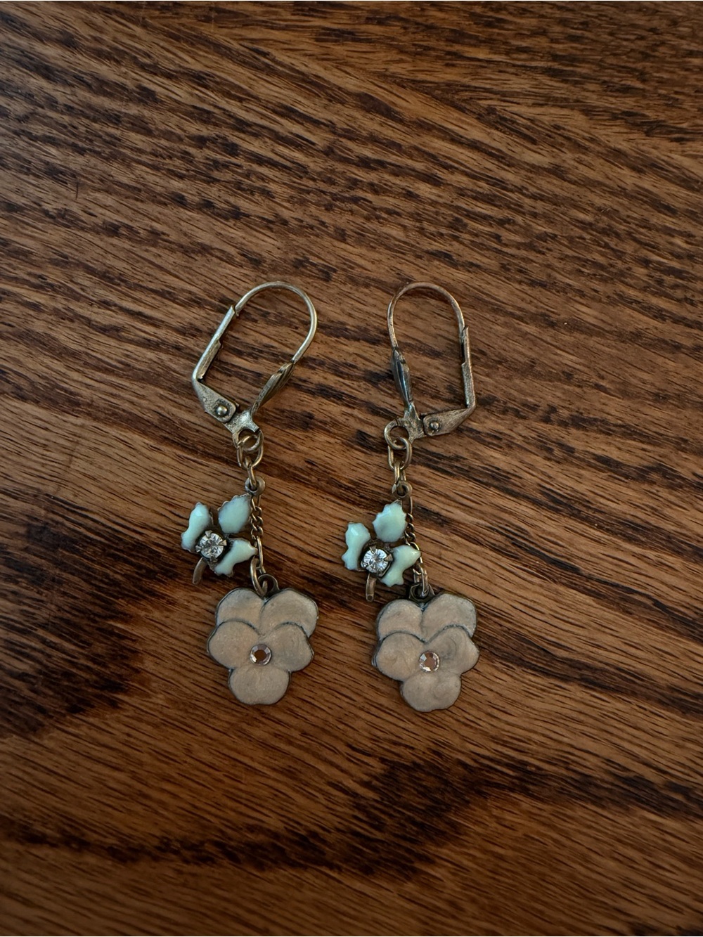 Vintage floral earrings